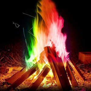 레인보우 불멍 가루 캠핑 모닥불 오로라 파이어 불꽃 가루 25g