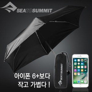 [씨투써밋] 등산 4단 우산 포켓 엄브렐라 150g 블랙